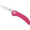 Zavírací piknikový nůž, keramický, 19 cm, růžový / Lurch