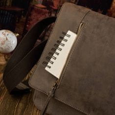 Jennifer Jones Pánská vintage plátěná taška přes rameno