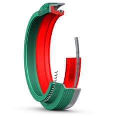 SKF/ INNTECK simeringy do přední vidlice (ROCK SHOX 35 mm, DC), SKF (zeleno-červené) MTBDUAL-35RN