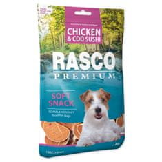 RASCO PREMIUM Pochoutka RASCO Premium sushi z kuřecího masa a tresky, 80 g
