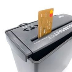 Media-Tech Skartovačka paíru, plastových složek, CD a platebních karet V3.0 MT215