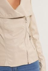 Monnari Dámská bunda Ramonesque Imitace kůže JAC0220-23W béžová - Monnari světle béžová S-36