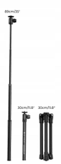 K&F Concept Monopod Mobilní stativ pro fotoaparát telefon 30-170cm K&F KF09.120
