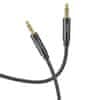XHoco – Audio kabel (UPA19) – Jack 3,5 mm až Jack 3,5 mm – 1 m – Černý KP27173