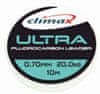 Ultra Fluorocarbon leader 10m + 20ks crimps 0,70mm 20kg