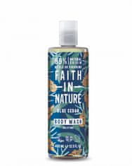Faith In Nature Faith For Men přírodní sprchový gel Modrý cedr MAXI, 400ml