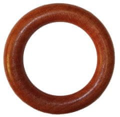 Praktic Dřevěný kroužek s háčkem, barva třešeň (10ks)