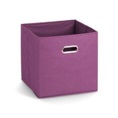 Zeller Textilní úložný box fialový 32x32x32 cm