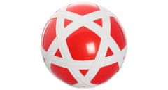 E-Jet Sport Multipack 2 ks Cross Ball gumový míč červená-bílá