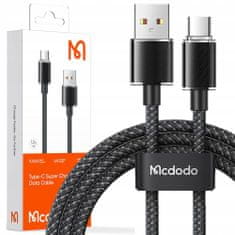Mcdodo Kabel USB-C, Výkonný, Superrychlý, Mcdodo, 100W, 1,2M, černý CA-3650
