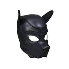 Ouch Puppy Hood maska psa černá