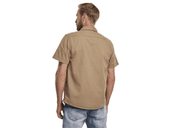 BRANDIT košile Vintage Shirt shortsleeve Camel Velikost: 6XL