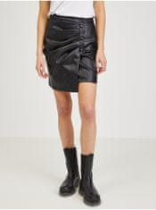Orsay Černá dámská koženková sukně ORSAY XS