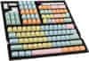 Ducky Cotton Candy SA, 108 kláves, ABS, světle modré/ružové/žluté/oranžové