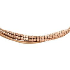 Fossil Něžný kožený náramek pro ženy JF04472791