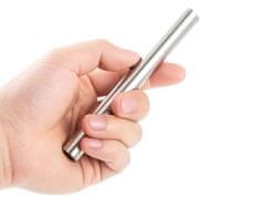 08361 Magnetické pero, LED svítilna, tester UV, USB stříbrná