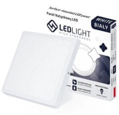 Ledlight 2605 Stropní LED svítidlo 24 W, 2200lm, 3000K (teplá bílá), 29 x 29 cm bílá