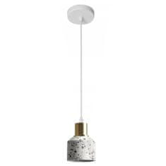 Toolight Betonová závěsná stropní lampa Lastri White APP931-1CP