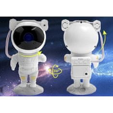 21857 Astronaut projektor noční oblohy, polární záře a hvězd, dálkové ovládání
