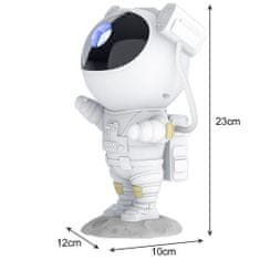 21857 Astronaut projektor noční oblohy, polární záře a hvězd, dálkové ovládání