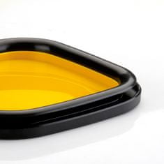 Guzzini ON THE GO Box na oběd s vnitřní krabičkou, 900 ml, žlutomodrá