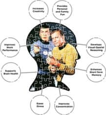 Aquarius Puzzles Puzzle Star Trek 500 dílků