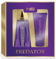 NG Perfumes NG Dárková sada pro ženy, parfémovaná voda a sprchový gel 100+100 ml, Predator Woman