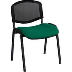 Manutan Konferenční židle ISO Mesh, zelená