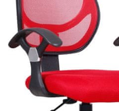 Casa Vital Kancelářská židle DIANA, pro děti, 57x54,5x87-97 cm, červená