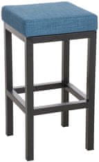 Barová židle Taylor - látkové čalounění | modrá
