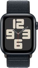 Apple Watch SE 2023, Cellular, 40mm, Midnight, Midnight Sport Loop