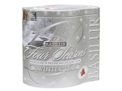 Basilur BASILUR Winter Tea - sypaný cejlonský černý čaj s přídavkem brusinek v ozdobné dóze, 100 g x3