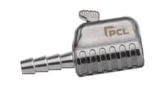PCL Koncovka na huštění pneu rovná, průměr 6 mm, otočná, samojistící, extra pevná - PCL