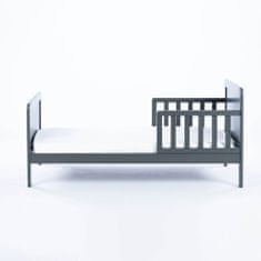 Drewex Dětská postel se zábranou Olek 140x70 cm grafit