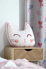 Lovely Casa Dětský polštář kočička Zoeline 40 cm