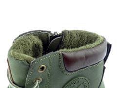 kotníková obuv 22BT35-5217 dark green 39