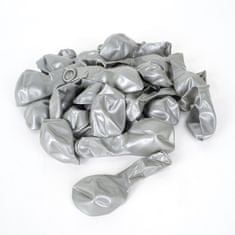 FIORELLO Balonky Metal 02 50 ks stříbrné