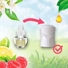 Air wick Tekutá náplň do elektrického osvěžovače vzduchu - Maliny a květy citrusů 19 ml