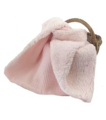 ShopTex Dětská deka beránek růžová