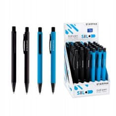 STARPAK Automatické modré kuličkové pero 