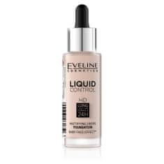Eveline Cosmetics liquid control hd long lasting formula 24h make-up s kapátkem 005 ivory 32ml