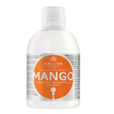 Kallos kjmn mango moisture repair shampoo hydratační šampon na vlasy s mangovým olejem 1000 ml
