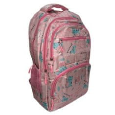 Bábätkám Školní batoh pro dívky světle růžový