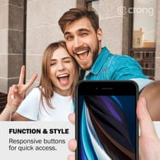 Crong Crong Color Cover - Kryt Na Iphone (2022/2020) / 8 / 7 (Černý)