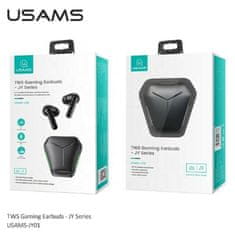 USAMS Usams Jy Series - Bluetooth 5.0 Tws Sluchátka + Nabíjecí Pouzdro (Černá)