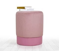 Atelier Del Sofa Taburet Ropp - Pink, Růžová