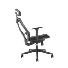 Ergo Office Ergonomická kancelářská židle s kolečky a bederní opěrkou ER-414 černá 70218