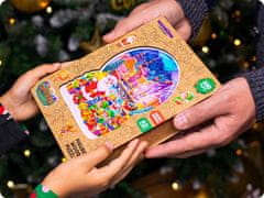 Puzzler Magic Wood Vánoční dřevěné puzzle české výroby: Vánoční Sněhová Koule