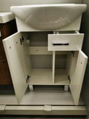 Deftrans Koupelnová skříňka s umyvadlem 50 bílá