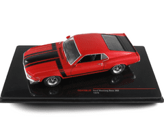 1:43 Ford Mustang Boss 302, červená/černá, 1970 - ixo.